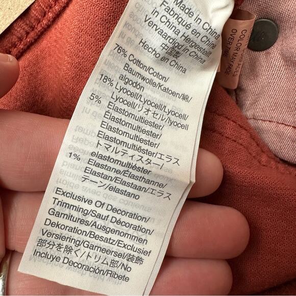 Madewell Cali Demi-Boot Jeans in Corduroy: Button-Front Edition Sz 30 NEW - Picture 10 of 15